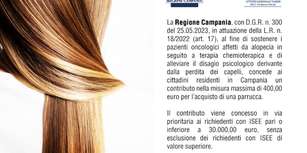 Contributo per acquisto parrucca in favore di pazienti oncologici affetti da alopecia