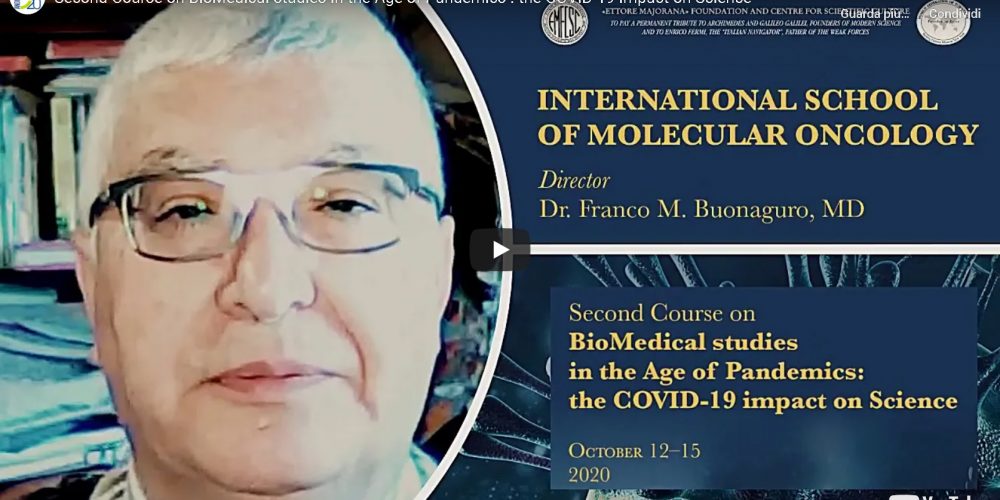 Corso virtuale su BioMedical studies in the Age of Pandemics: the COVID-19 impact on Science