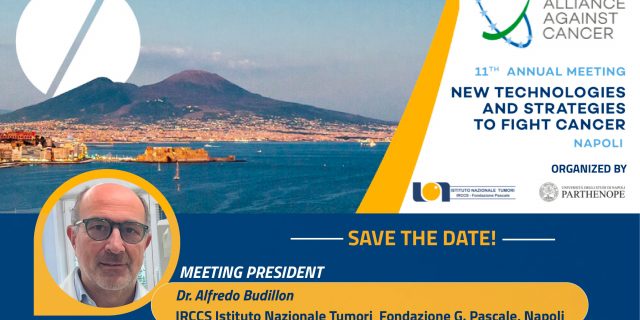 11th Annual Meeting di Alleanza Contro il Cancro, in programma a Napoli dal 10 al 12 settembre 2026.