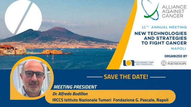 11th Annual Meeting di Alleanza Contro il Cancro, in programma a Napoli dal 10 al 12 settembre 2026.